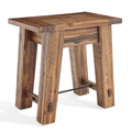 Alaterre Furniture Durango 27"W Industrial Wood End Table ANDU0174